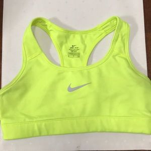 Nike sports bra (neon)